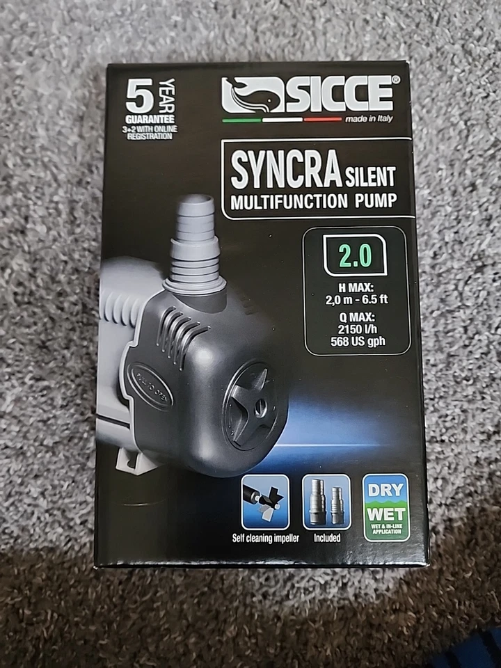SICCE SYNCRA 2.0 Silent Multifunction Pump, 568 GPH - Image 1 of 1