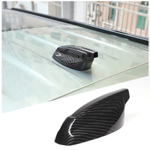 Carbon Fiber Look Shark Fin Antenna Cover Cap For Land Rover Defender 2022-2024 - Foto 1 di 24
