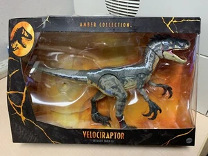Jurassic World Amber Collection Velociraptor 6 in Action Figure JP3 NIB SEALED!! - Picture 1 of 5