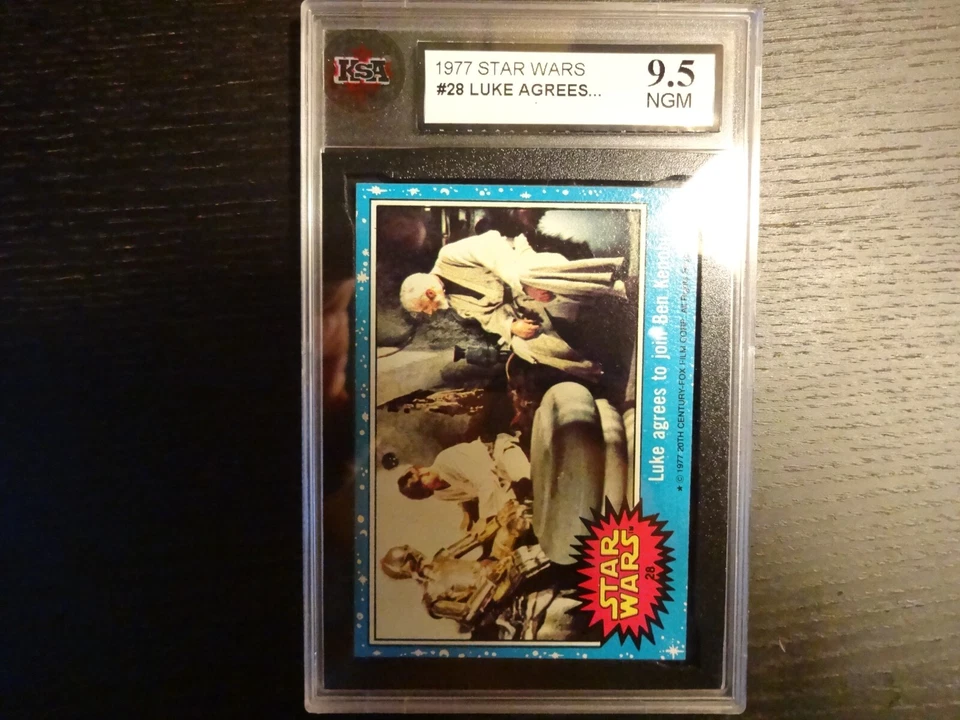 1977 STAR WARS #28 Luke Agrees Join Ben Kenobi KSA 9.5 (PSA 10/APR $1,000) GEM💎 - Image 1 of 3