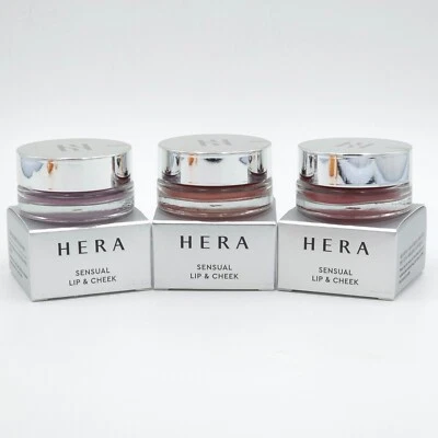 Lencería HERA Sensual Lip & Cheek 7g 01 Early Lavender 02 03 Dongbaek K-Beauty Foto 1 de 4