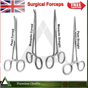 Veterinary Surgical Forceps Hemostatic Clamp Locking Pliers Suture Needle Holder - Picture 1 of 5