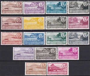 Spanish Guinea 1949-50 Edifil 277/93 Franco and Landscapes MH - Picture 1 of 2