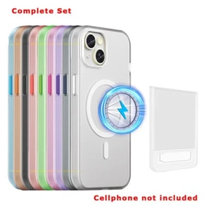 Shockproof Magnetic Scrub Mobile Phone Protective Case for Apple iPhone 13 Mini - Picture 1 of 33