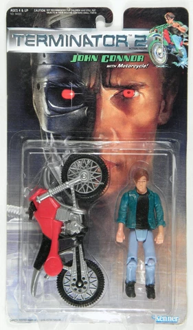 Kenner 1991 The Terminator 2 Future War John Connor MOC dent Conner Cover