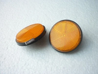 Par reflector de cuadro Yamaha RD250 RD350 RD400 XS1 TX500 TX650 T750 RS100 XS500 Foto 1 de 4