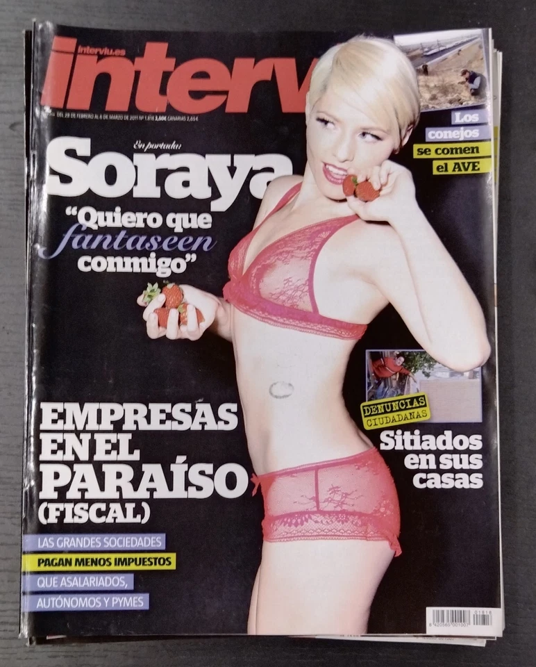 Rivista Interviú, n. 1818, marzo 2011, Soraya - Immagine 1 di 1