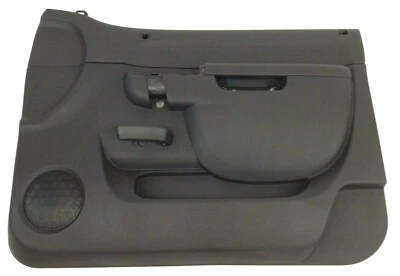 GMC Sierra Chevrolet Silverado Passageiro Porta Frontal Preto Interior Acabamento Painel Destro - Imagem 1 de 4