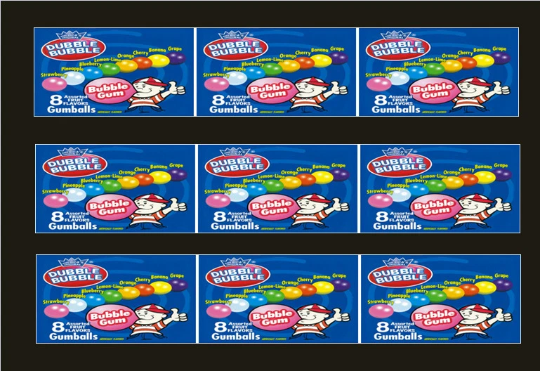 9 VENDSTAR 3000 VENDING MACHINE CANDY STICKERS LABEL Free Shipping GUMBALLS