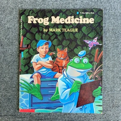 Frog Medicine by Mark Teague 1991 RARE Large Softcover Childrens Book - Image 1 of 4