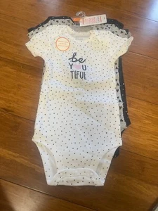 Carter's 6M 6 months bodysuit (set of 3) - Picture 1 of 8