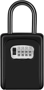 Key Storage Lock Box Wall Mounted Safe Box Weatherproof 7-Key Cap., 4-Digit NEW - Picture 1 of 13