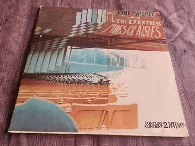 Joni MItchell & L.A. Express Miles of Aisles original 1974 canadian gatefold 2lp - Image 1 of 3