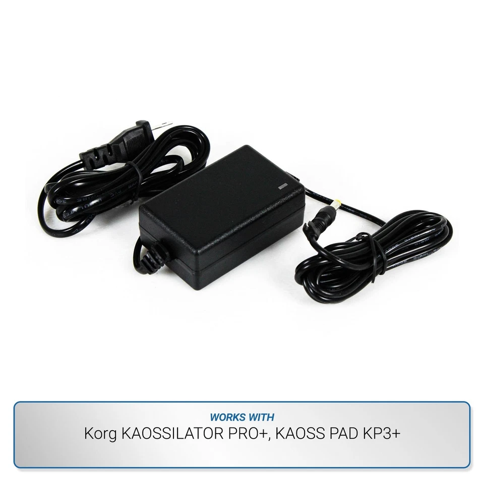 Adaptador de fuente de alimentación de CA Korg 9V KAOSSILATOR PRO+ y cable PSU Kaoss Pad KP3+ Foto 1 de 1