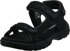 Skechers Herren GARVER-LOUDEN schwarze Komfortsandalen (64487/BLK) - Bild 1 von 17
