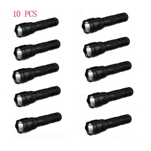 10PCS Single Mode WF-502B 10W 6500K LED Portable Flashlight Ultra Fire Torch - Picture 1 of 10