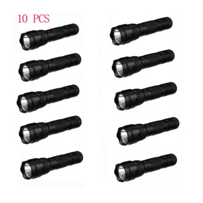 10PCS Single Mode WF-502B 10W 6500K LED Portable Flashlight Ultra Fire Torch - image 1 of 4