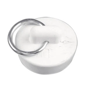 Danco 80224 1-1/8-Inch Rubber Drain Stopper, White - Picture 1 of 1
