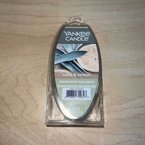 Yankee Candle Sage & Citrus Fragrance Wax Melts , Cubes 6 in 1 Pack - Picture 1 of 2