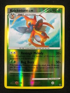 Pokemon 32/127 Kricketune Platinum Reverse Holo Rare - Picture 1 of 2