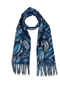 Blue Feathers Scarf - Picture 1 of 1