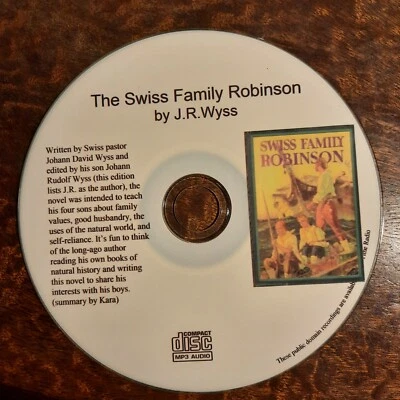 Swiss Family Robinson - by J.R.Wyss MP3 Audio Book CD 13+hrs