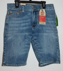 LEVI'S BOY'S Size 16 Reg. 511 SLIM PERFORMANCE SHORTS, 28 waist - Picture 1 of 2
