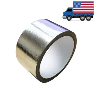 2" 15FT Silver Intake Heat Reflective Tape Wrap Self-adhesive High Temperature - Picture 1 of 1