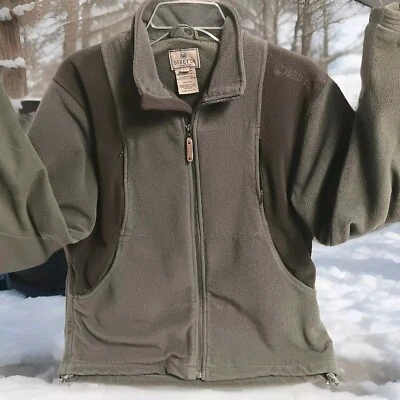 Мужская зимняя флисовая куртка на молнии BERETTA Green Hunter размер M - Изображение 1 из 4