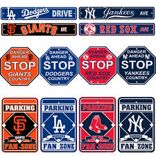 New MLB Pick Your Team Sign Home Office Bar Room Decor STOP STREET PARKING SIGN
