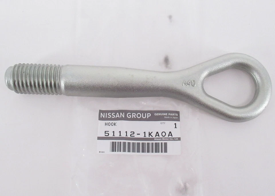 Gancho de remolque parachoques delantero genuino OEM Nissan Infiniti 51112-1KA0A  Foto 1 de 4