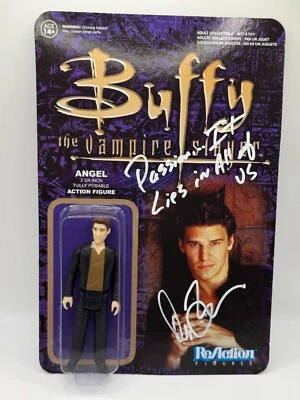 David Boreanaz 签名 BUFFY THE VAMPIRE SLAYER 天使 反应人物 Quote 正品证书 — 第 1/3 张图片