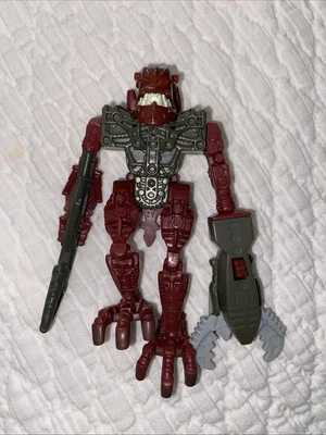 McDonalds 2006 Happy Meal Toy Lego Bionicle Piraka Hakann Red - Image 1 of 3
