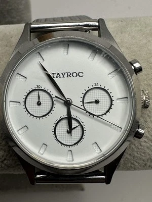Reloj Hombre Tayroc Wayfare Batería Nueva 35MM 8" Cronógrafo K10 Foto 1 de 4