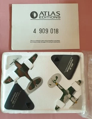 ATLAS EDITIONS SEIGE OF LENINGRAD. CURTIS P-40E KITTYHAWK & MESSERSCHMITT Bf109F - Image 1 of 3