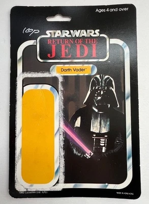 Star Wars - ROTJ - Original - Darth Vader Backing Card - Rare Collectable - Image 1 of 4