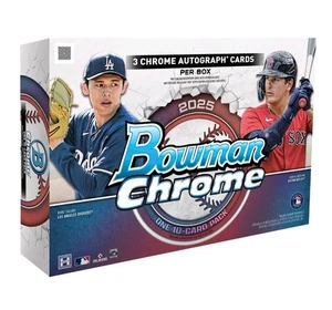 Rompedor de béisbol Topps Bowman 2025 cromado MLB delicia hobby caja sellada de fábrica - Imagen 1 de 1