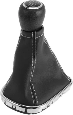 Pomo de cambio manual de 6 velocidades con cubierta para Chevrolet Cruze negro, blanco  Foto 1 de 4