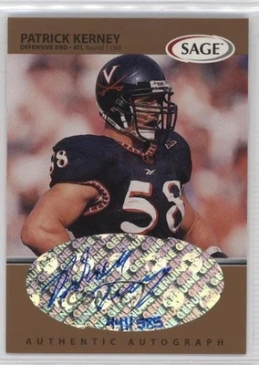 1999 SAGE Auto бронза /585 Патрик Керни #A27 дебютант авто RC - Изображение 1 из 2