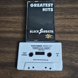 Black Sabbath GREATEST HITS Digitally Remastered Cassette Tape - OZZY OSBOURNE - Picture 1 of 11