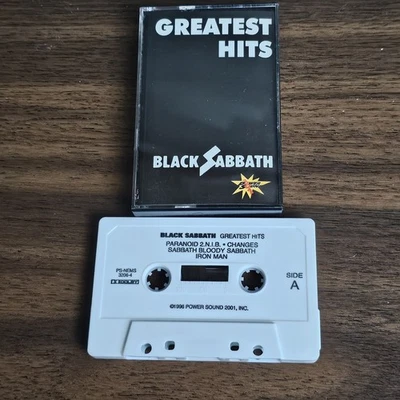 Black Sabbath GREATEST HITS Digitally Remastered Cassette Tape - OZZY OSBOURNE - Image 1 of 4