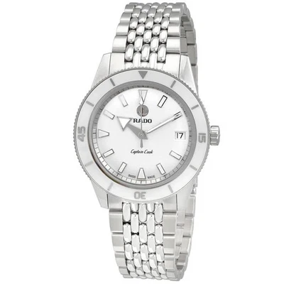 Reloj automático para mujer Rado Captain Cook esfera blanca R32500013 Foto 1 de 3