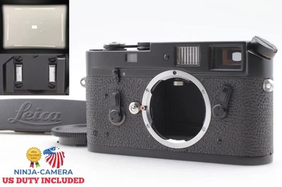 [Near MINT] Leica M4 Black Repainted 35mm Rangefinder Film Camera Body JAPAN - Image 1 of 4