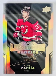 2016 Upper Deck Black Lustrous Rookies Pavel Zacha Gold Rookie /35 - Bild 1 von 2