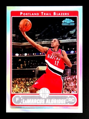2006-07 Topps cromo refractor/199 LaMarcus Aldridge #183 novato radiocontrol Foto 1 de 2
