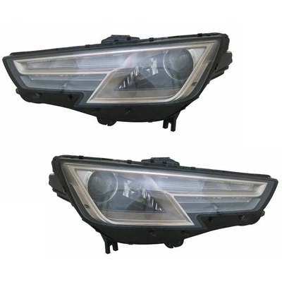 For Audi A4/A4 Allroad/S4 2017-2019 Headlight Unit Driver & Passenger Side Pair Foto 1 de 2