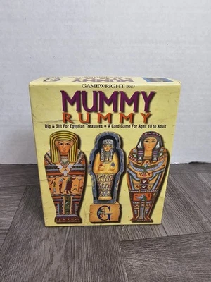 Gamewright MUMMY RUMMY 1994 juego de cartas premio Parents Choice 2-5 jugadores edades 8+ Foto 1 de 4
