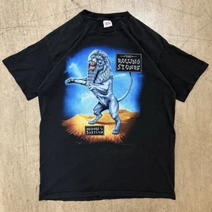 Rolling Stones Vintage T Shirt 1997 XL Bridges To Babylon Tour Concert Cities - Picture 1 of 10