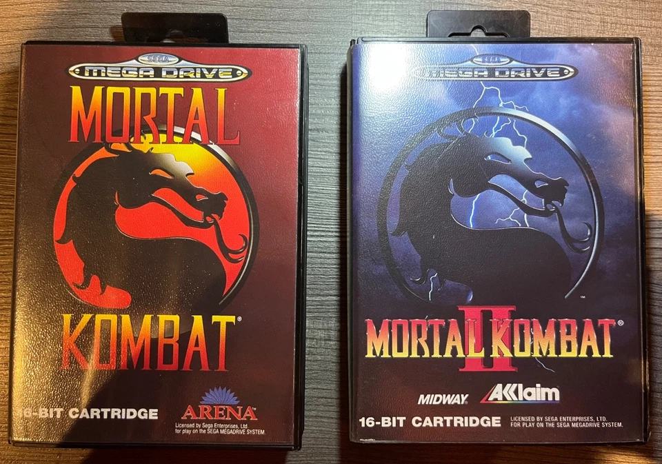 Mortal Kombat 1 & 2 Sega Mega Drive PAL OVP mit Anleitung - Bild 1 von 4