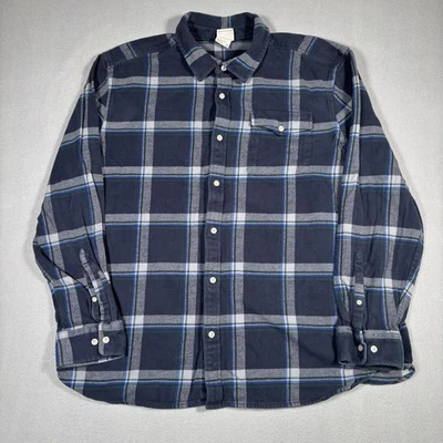 Camisa de franela pesada The North Face Arroyo para hombre XXLarge azul gamuza cuadros Foto 1 de 4